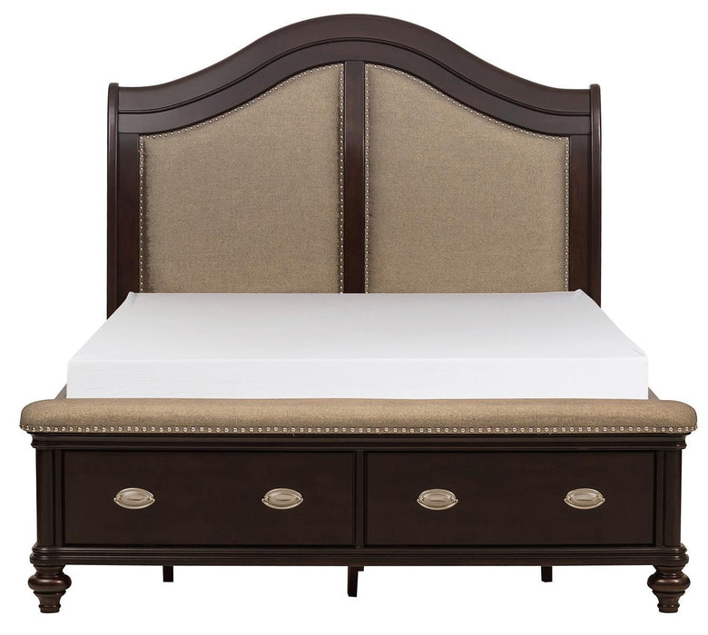 Homelegance Marston Queen Sleigh Storage Bed in Dark Cherry 2615DC-1 - Premium Bed from Homelegance (Titan Warehouse) - Just $1109.55! Shop now at Furniture Wholesale Plus  We are the best furniture store in Nashville, Hendersonville, Goodlettsville, Madison, Antioch, Mount Juliet, Lebanon, Gallatin, Springfield, Murfreesboro, Franklin, Brentwood