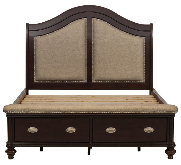 Homelegance Marston Queen Sleigh Storage Bed in Dark Cherry 2615DC-1 - Premium Bed from Homelegance (Titan Warehouse) - Just $1109.55! Shop now at Furniture Wholesale Plus  We are the best furniture store in Nashville, Hendersonville, Goodlettsville, Madison, Antioch, Mount Juliet, Lebanon, Gallatin, Springfield, Murfreesboro, Franklin, Brentwood