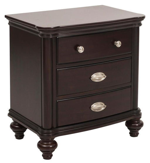 Homelegance Marston 3 Drawer Nightstand in Dark Cherry 2615DC-4 - Premium Nightstand from Homelegance (Titan Warehouse) - Just $356.85! Shop now at Furniture Wholesale Plus  We are the best furniture store in Nashville, Hendersonville, Goodlettsville, Madison, Antioch, Mount Juliet, Lebanon, Gallatin, Springfield, Murfreesboro, Franklin, Brentwood