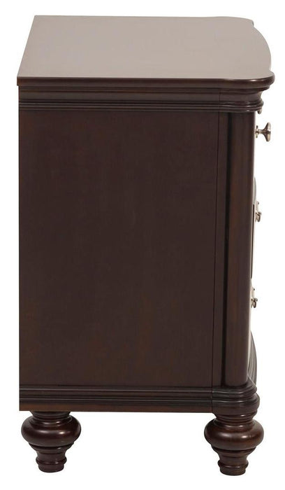 Homelegance Marston 3 Drawer Nightstand in Dark Cherry 2615DC-4 - Premium Nightstand from Homelegance (Titan Warehouse) - Just $356.85! Shop now at Furniture Wholesale Plus  We are the best furniture store in Nashville, Hendersonville, Goodlettsville, Madison, Antioch, Mount Juliet, Lebanon, Gallatin, Springfield, Murfreesboro, Franklin, Brentwood