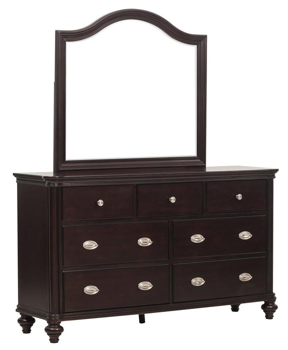 Homelegance Marston 7 Drawer Dresser in Dark Cherry 2615DC-5 - Premium Dresser from Homelegance (Titan Warehouse) - Just $817.05! Shop now at Furniture Wholesale Plus  We are the best furniture store in Nashville, Hendersonville, Goodlettsville, Madison, Antioch, Mount Juliet, Lebanon, Gallatin, Springfield, Murfreesboro, Franklin, Brentwood