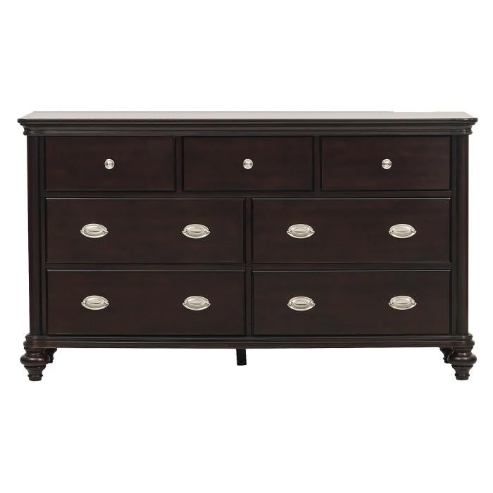 Homelegance Marston 7 Drawer Dresser in Dark Cherry 2615DC-5 - Premium Dresser from Homelegance (Titan Warehouse) - Just $817.05! Shop now at Furniture Wholesale Plus  We are the best furniture store in Nashville, Hendersonville, Goodlettsville, Madison, Antioch, Mount Juliet, Lebanon, Gallatin, Springfield, Murfreesboro, Franklin, Brentwood