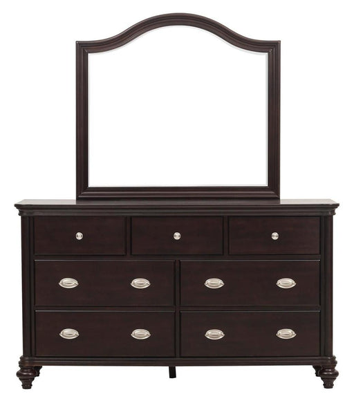 Homelegance Marston 7 Drawer Dresser in Dark Cherry 2615DC-5 - Premium Dresser from Homelegance (Titan Warehouse) - Just $817.05! Shop now at Furniture Wholesale Plus  We are the best furniture store in Nashville, Hendersonville, Goodlettsville, Madison, Antioch, Mount Juliet, Lebanon, Gallatin, Springfield, Murfreesboro, Franklin, Brentwood