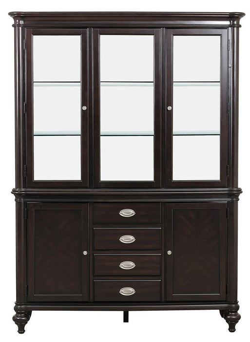 Homelegance Marston Buffet with Hutch in Dark Cherry 2615DC-50-55 - Premium Buffet from Homelegance (Titan Warehouse) - Just $1675.05! Shop now at Furniture Wholesale Plus  We are the best furniture store in Nashville, Hendersonville, Goodlettsville, Madison, Antioch, Mount Juliet, Lebanon, Gallatin, Springfield, Murfreesboro, Franklin, Brentwood