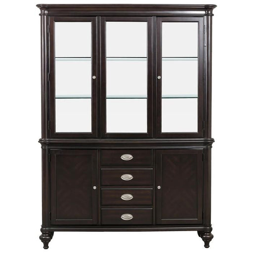 Homelegance Marston Buffet with Hutch in Dark Cherry 2615DC-50-55 - Premium Buffet from Homelegance (Titan Warehouse) - Just $1675.05! Shop now at Furniture Wholesale Plus  We are the best furniture store in Nashville, Hendersonville, Goodlettsville, Madison, Antioch, Mount Juliet, Lebanon, Gallatin, Springfield, Murfreesboro, Franklin, Brentwood