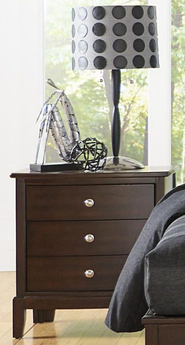 Homelegance Cotterill 3 Drawer Nightstand in Cherry 1730-4 - Premium Nightstand from Homelegance (Titan Warehouse) - Just $212.55! Shop now at Furniture Wholesale Plus  We are the best furniture store in Nashville, Hendersonville, Goodlettsville, Madison, Antioch, Mount Juliet, Lebanon, Gallatin, Springfield, Murfreesboro, Franklin, Brentwood