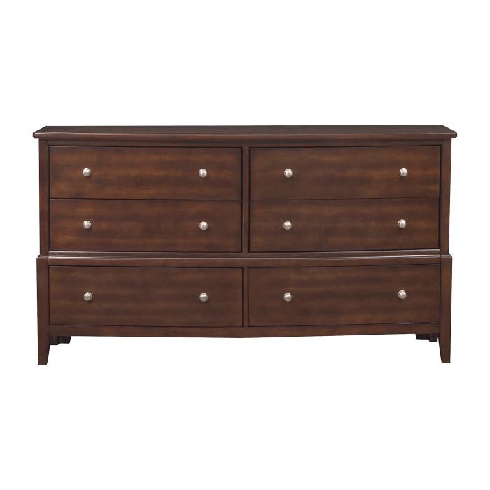 Homelegance Cotterill 6 Drawer Dresser in Cherry 1730-5 - Premium Dresser from Homelegance (Titan Warehouse) - Just $602.55! Shop now at Furniture Wholesale Plus  We are the best furniture store in Nashville, Hendersonville, Goodlettsville, Madison, Antioch, Mount Juliet, Lebanon, Gallatin, Springfield, Murfreesboro, Franklin, Brentwood