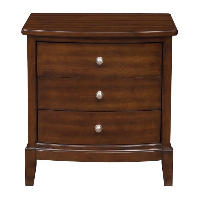 Homelegance Cotterill 3 Drawer Nightstand in Cherry 1730-4 - Premium Nightstand from Homelegance (Titan Warehouse) - Just $212.55! Shop now at Furniture Wholesale Plus  We are the best furniture store in Nashville, Hendersonville, Goodlettsville, Madison, Antioch, Mount Juliet, Lebanon, Gallatin, Springfield, Murfreesboro, Franklin, Brentwood