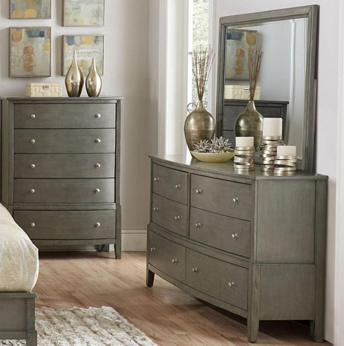 Homelegance Cotterill 6 Drawer Dresser in Gray 1730GY-5 - Premium Dresser from Homelegance (Titan Warehouse) - Just $602.55! Shop now at Furniture Wholesale Plus  We are the best furniture store in Nashville, Hendersonville, Goodlettsville, Madison, Antioch, Mount Juliet, Lebanon, Gallatin, Springfield, Murfreesboro, Franklin, Brentwood