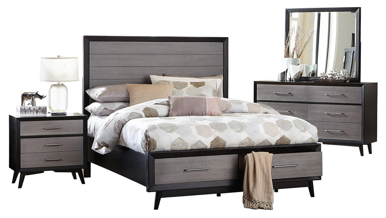 Homelegance Raku Queen Storage Platform Bed in Gray 1711-1 - Premium Bed from Homelegance (Titan Warehouse) - Just $670.80! Shop now at Furniture Wholesale Plus  We are the best furniture store in Nashville, Hendersonville, Goodlettsville, Madison, Antioch, Mount Juliet, Lebanon, Gallatin, Springfield, Murfreesboro, Franklin, Brentwood