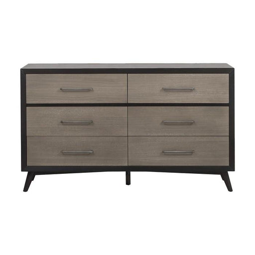 Homelegance Raku 6 Drawer Dresser in Gray 1711-5 - Premium Dresser from Homelegance (Titan Warehouse) - Just $633.75! Shop now at Furniture Wholesale Plus  We are the best furniture store in Nashville, Hendersonville, Goodlettsville, Madison, Antioch, Mount Juliet, Lebanon, Gallatin, Springfield, Murfreesboro, Franklin, Brentwood