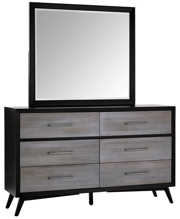 Homelegance Raku 6 Drawer Dresser in Gray 1711-5 - Premium Dresser from Homelegance (Titan Warehouse) - Just $633.75! Shop now at Furniture Wholesale Plus  We are the best furniture store in Nashville, Hendersonville, Goodlettsville, Madison, Antioch, Mount Juliet, Lebanon, Gallatin, Springfield, Murfreesboro, Franklin, Brentwood