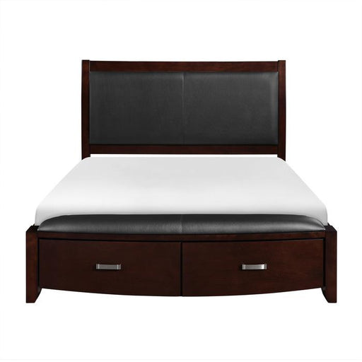 Homelegance Lyric King Sleigh Storage Bed in Dark Espresso 1737KNC-1EK - Premium Bed from Homelegance (Titan Warehouse) - Just $1136.85! Shop now at Furniture Wholesale Plus  We are the best furniture store in Nashville, Hendersonville, Goodlettsville, Madison, Antioch, Mount Juliet, Lebanon, Gallatin, Springfield, Murfreesboro, Franklin, Brentwood