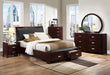 Homelegance Lyric Queen Sleigh Storage Bed in Dark Espresso 1737NC-1 - Premium Bed from Homelegance (Titan Warehouse) - Just $900.90! Shop now at Furniture Wholesale Plus  We are the best furniture store in Nashville, Hendersonville, Goodlettsville, Madison, Antioch, Mount Juliet, Lebanon, Gallatin, Springfield, Murfreesboro, Franklin, Brentwood