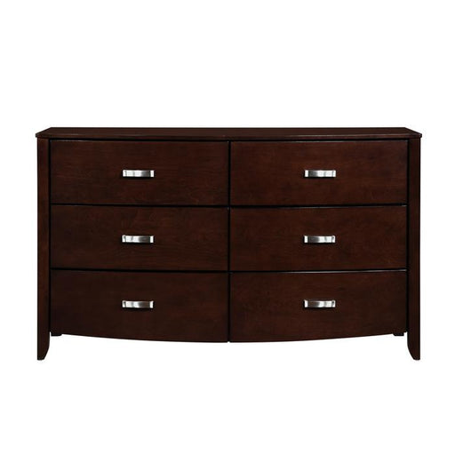 Homelegance Lyric 6 Drawer Dresser in Dark Espresso 1737NC-5 - Premium Dresser from Homelegance (Titan Warehouse) - Just $733.20! Shop now at Furniture Wholesale Plus  We are the best furniture store in Nashville, Hendersonville, Goodlettsville, Madison, Antioch, Mount Juliet, Lebanon, Gallatin, Springfield, Murfreesboro, Franklin, Brentwood