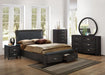 Homelegance Lyric Queen Sleigh Storage Bed in Brownish Gray 1737NGY-1 - Premium Bed from Homelegance (Titan Warehouse) - Just $900.90! Shop now at Furniture Wholesale Plus  We are the best furniture store in Nashville, Hendersonville, Goodlettsville, Madison, Antioch, Mount Juliet, Lebanon, Gallatin, Springfield, Murfreesboro, Franklin, Brentwood