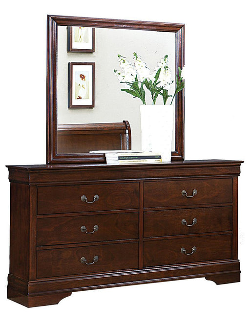 Homelegance Mayville 6 Drawer Dresser in Brown Cherry 2147-5 - Premium Dresser from Homelegance (Titan Warehouse) - Just $390! Shop now at Furniture Wholesale Plus  We are the best furniture store in Nashville, Hendersonville, Goodlettsville, Madison, Antioch, Mount Juliet, Lebanon, Gallatin, Springfield, Murfreesboro, Franklin, Brentwood