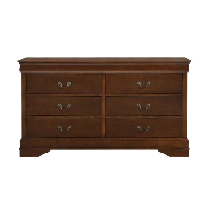 Homelegance Mayville 6 Drawer Dresser in Brown Cherry 2147-5 - Premium Dresser from Homelegance (Titan Warehouse) - Just $390! Shop now at Furniture Wholesale Plus  We are the best furniture store in Nashville, Hendersonville, Goodlettsville, Madison, Antioch, Mount Juliet, Lebanon, Gallatin, Springfield, Murfreesboro, Franklin, Brentwood