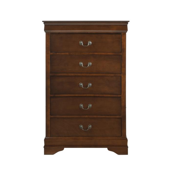 Homelegance Mayville 5 Drawer Chest in Brown Cherry 2147-9 - Premium Chest from Homelegance (Titan Warehouse) - Just $310.05! Shop now at Furniture Wholesale Plus  We are the best furniture store in Nashville, Hendersonville, Goodlettsville, Madison, Antioch, Mount Juliet, Lebanon, Gallatin, Springfield, Murfreesboro, Franklin, Brentwood