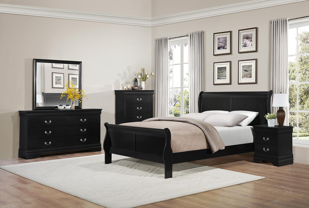 Homelegance Mayville 6 Drawer Dresser in Black 2147BK-5 - Premium Dresser from Homelegance (Titan Warehouse) - Just $390! Shop now at Furniture Wholesale Plus  We are the best furniture store in Nashville, Hendersonville, Goodlettsville, Madison, Antioch, Mount Juliet, Lebanon, Gallatin, Springfield, Murfreesboro, Franklin, Brentwood