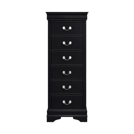 Homelegance Mayville 6 Drawer Lingerie Chest in Black 2147BK-12 - Premium Chest from Homelegance (Titan Warehouse) - Just $302.25! Shop now at Furniture Wholesale Plus  We are the best furniture store in Nashville, Hendersonville, Goodlettsville, Madison, Antioch, Mount Juliet, Lebanon, Gallatin, Springfield, Murfreesboro, Franklin, Brentwood