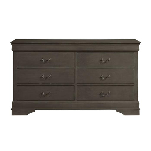 Homelegance Mayville 6 Drawer Dresser in Gray 2147SG-5 - Premium Dresser from Homelegance (Titan Warehouse) - Just $390! Shop now at Furniture Wholesale Plus  We are the best furniture store in Nashville, Hendersonville, Goodlettsville, Madison, Antioch, Mount Juliet, Lebanon, Gallatin, Springfield, Murfreesboro, Franklin, Brentwood