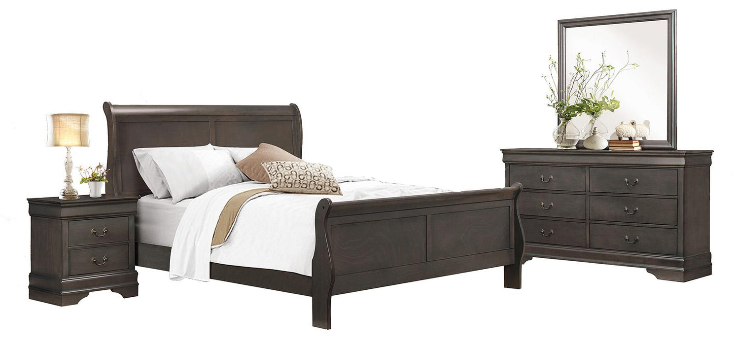 Homelegance Mayville Queen Sleigh Bed in Gray 2147SG-1 - Premium Bed from Homelegance (Titan Warehouse) - Just $338.81! Shop now at Furniture Wholesale Plus  We are the best furniture store in Nashville, Hendersonville, Goodlettsville, Madison, Antioch, Mount Juliet, Lebanon, Gallatin, Springfield, Murfreesboro, Franklin, Brentwood