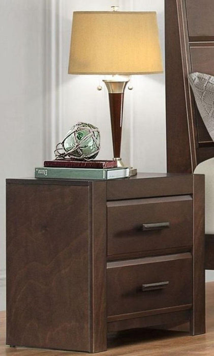 Homelegance Furniture Erwan 2 Drawer Nightstand in Dark Walnut 1961-4 - Premium Nightstand from Homelegance (Titan Warehouse) - Just $154.05! Shop now at Furniture Wholesale Plus  We are the best furniture store in Nashville, Hendersonville, Goodlettsville, Madison, Antioch, Mount Juliet, Lebanon, Gallatin, Springfield, Murfreesboro, Franklin, Brentwood