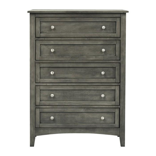 Homelegance Furniture Garcia 5 Drawer Chest in Gray 2046-9 - Premium Chest from Homelegance (Titan Warehouse) - Just $526.50! Shop now at Furniture Wholesale Plus  We are the best furniture store in Nashville, Hendersonville, Goodlettsville, Madison, Antioch, Mount Juliet, Lebanon, Gallatin, Springfield, Murfreesboro, Franklin, Brentwood