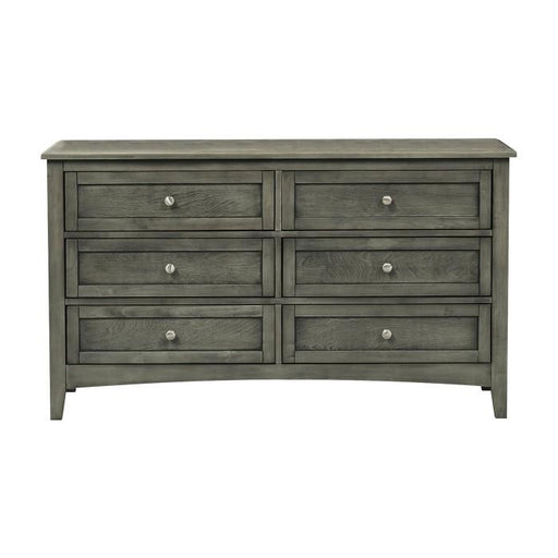 Homelegance Furniture Garcia 6 Drawer Dresser in Gray 2046-5 - Premium Dresser from Homelegance (Titan Warehouse) - Just $536.25! Shop now at Furniture Wholesale Plus  We are the best furniture store in Nashville, Hendersonville, Goodlettsville, Madison, Antioch, Mount Juliet, Lebanon, Gallatin, Springfield, Murfreesboro, Franklin, Brentwood