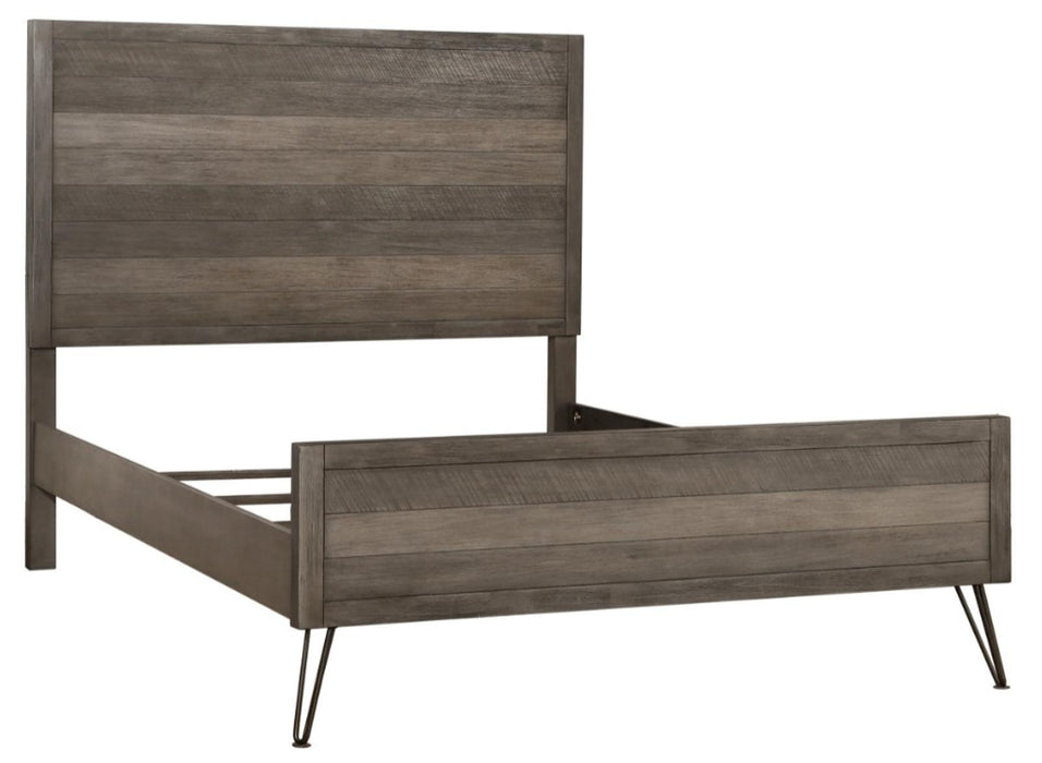 Homelegance Urbanite King Panel Bed in Tri-tone Gray 1604K-1EK - Premium Bed from Homelegance (Titan Warehouse) - Just $702! Shop now at Furniture Wholesale Plus  We are the best furniture store in Nashville, Hendersonville, Goodlettsville, Madison, Antioch, Mount Juliet, Lebanon, Gallatin, Springfield, Murfreesboro, Franklin, Brentwood