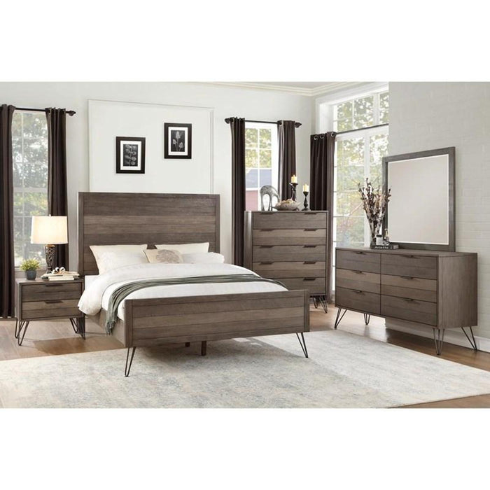 Homelegance Urbanite Full Panel Bed in Tri-tone Gray 1604F-1* - Premium Bed from Homelegance (Titan Warehouse) - Just $563.55! Shop now at Furniture Wholesale Plus  We are the best furniture store in Nashville, Hendersonville, Goodlettsville, Madison, Antioch, Mount Juliet, Lebanon, Gallatin, Springfield, Murfreesboro, Franklin, Brentwood