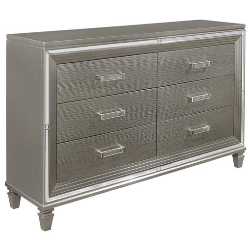 Homelegance Tamsin Dresser in Silver Grey Metallic 1616-5 - Premium Dresser from Homelegance (Titan Warehouse) - Just $741! Shop now at Furniture Wholesale Plus  We are the best furniture store in Nashville, Hendersonville, Goodlettsville, Madison, Antioch, Mount Juliet, Lebanon, Gallatin, Springfield, Murfreesboro, Franklin, Brentwood