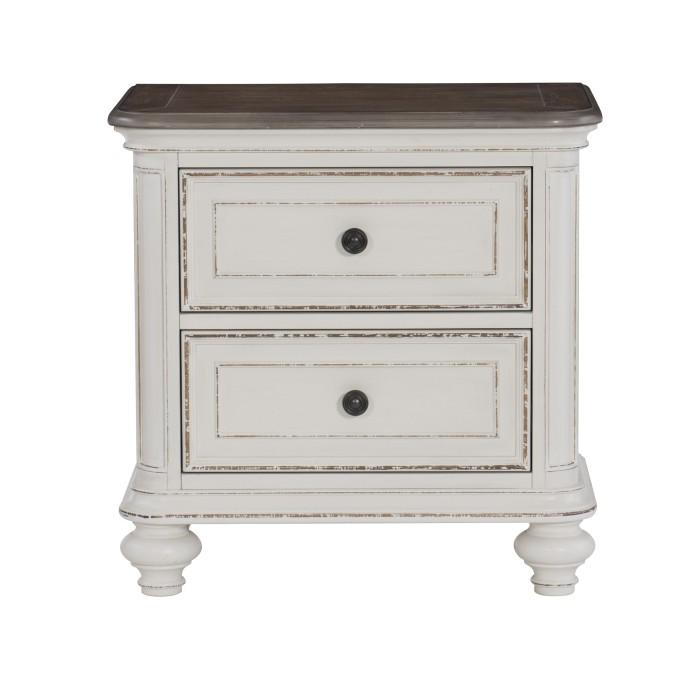 Homelegance Baylesford Nightstand in Two Tone 1624W-4 - Premium Nightstand from Homelegance (Titan Warehouse) - Just $321.75! Shop now at Furniture Wholesale Plus  We are the best furniture store in Nashville, Hendersonville, Goodlettsville, Madison, Antioch, Mount Juliet, Lebanon, Gallatin, Springfield, Murfreesboro, Franklin, Brentwood