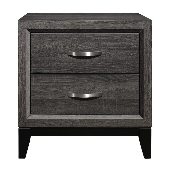 Homelegance Davi Nightstand in Gray 1645-4 - Premium Nightstand from Homelegance (Titan Warehouse) - Just $142.35! Shop now at Furniture Wholesale Plus  We are the best furniture store in Nashville, Hendersonville, Goodlettsville, Madison, Antioch, Mount Juliet, Lebanon, Gallatin, Springfield, Murfreesboro, Franklin, Brentwood