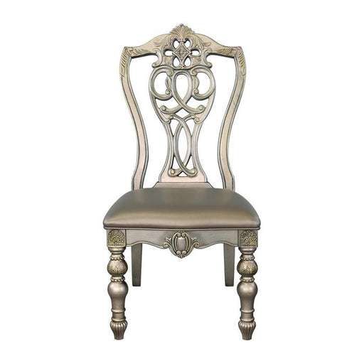 Homelegance Catalonia Side Chair in Platinum Gold (Set of 2) - Premium Side Chair from Homelegance (Titan Warehouse) - Just $214.50! Shop now at Furniture Wholesale Plus  We are the best furniture store in Nashville, Hendersonville, Goodlettsville, Madison, Antioch, Mount Juliet, Lebanon, Gallatin, Springfield, Murfreesboro, Franklin, Brentwood