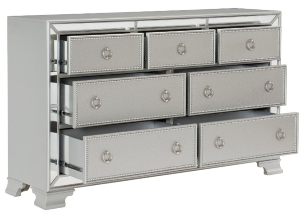 Homelegance Avondale Dresser in Silver 1646-5 - Premium Dresser from Homelegance (Titan Warehouse) - Just $760.50! Shop now at Furniture Wholesale Plus  We are the best furniture store in Nashville, Hendersonville, Goodlettsville, Madison, Antioch, Mount Juliet, Lebanon, Gallatin, Springfield, Murfreesboro, Franklin, Brentwood