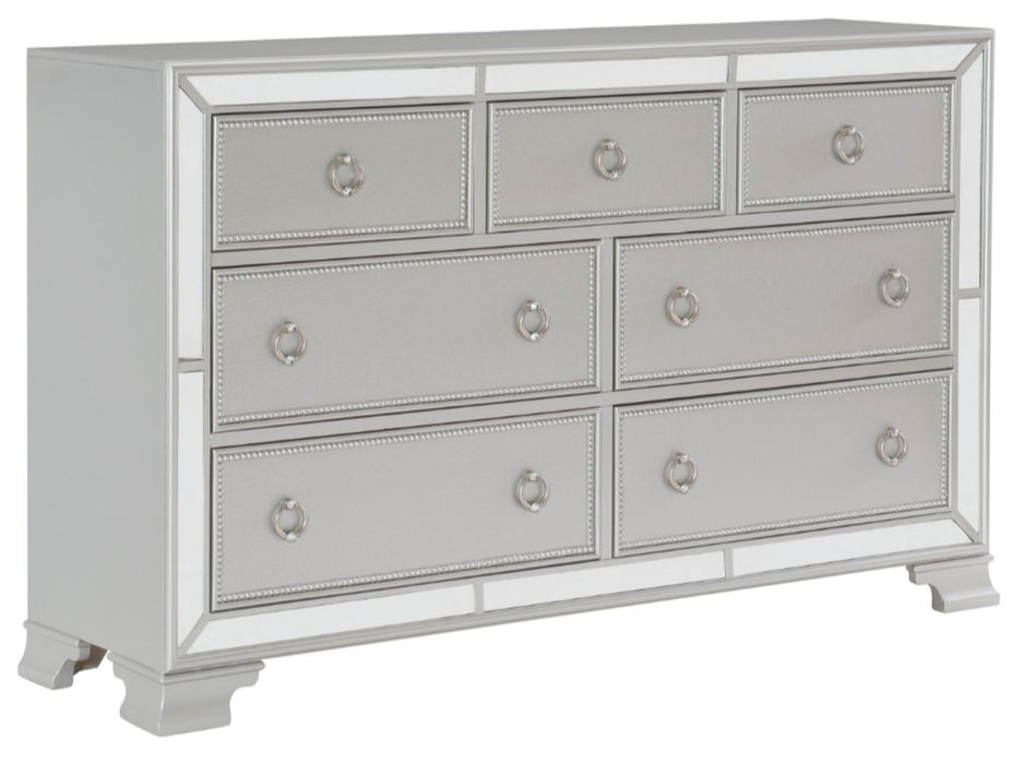 Homelegance Avondale Dresser in Silver 1646-5 - Premium Dresser from Homelegance (Titan Warehouse) - Just $760.50! Shop now at Furniture Wholesale Plus  We are the best furniture store in Nashville, Hendersonville, Goodlettsville, Madison, Antioch, Mount Juliet, Lebanon, Gallatin, Springfield, Murfreesboro, Franklin, Brentwood