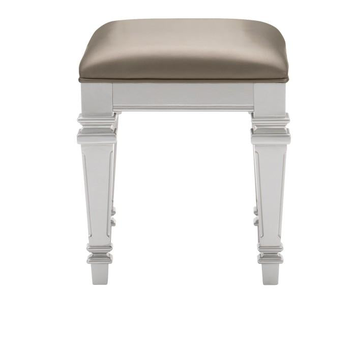 Homelegance Avondale Vanity Stool in Silver 1646-14 - Premium Stool from Homelegance (Titan Warehouse) - Just $107.25! Shop now at Furniture Wholesale Plus  We are the best furniture store in Nashville, Hendersonville, Goodlettsville, Madison, Antioch, Mount Juliet, Lebanon, Gallatin, Springfield, Murfreesboro, Franklin, Brentwood