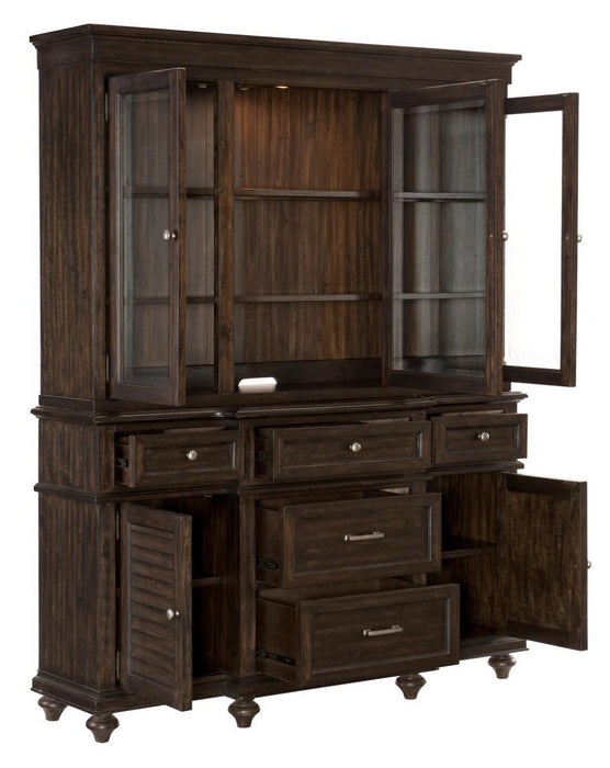 Homelegance Cardano Buffet & Hutch in Charcoal 1689-50* - Premium Hutch from Homelegance (Titan Warehouse) - Just $1686.75! Shop now at Furniture Wholesale Plus  We are the best furniture store in Nashville, Hendersonville, Goodlettsville, Madison, Antioch, Mount Juliet, Lebanon, Gallatin, Springfield, Murfreesboro, Franklin, Brentwood