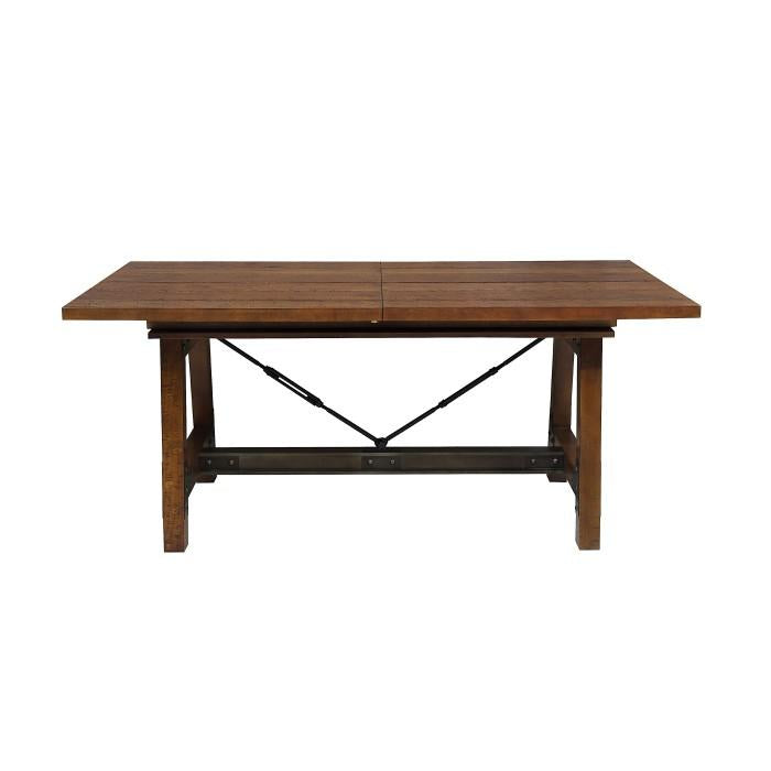 Homelegance Holverson Dining Table in Rustic Brown 1715-94 - Premium Dining Table from Homelegance (Titan Warehouse) - Just $836.55! Shop now at Furniture Wholesale Plus  We are the best furniture store in Nashville, Hendersonville, Goodlettsville, Madison, Antioch, Mount Juliet, Lebanon, Gallatin, Springfield, Murfreesboro, Franklin, Brentwood