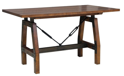 Homelegance Holverson Counter Height Table in Rustic Brown 1715-36 - Premium Dining Table from Homelegance (Titan Warehouse) - Just $653.25! Shop now at Furniture Wholesale Plus  We are the best furniture store in Nashville, Hendersonville, Goodlettsville, Madison, Antioch, Mount Juliet, Lebanon, Gallatin, Springfield, Murfreesboro, Franklin, Brentwood