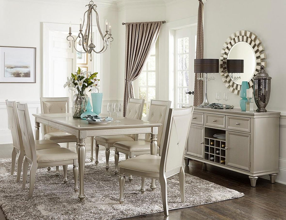 Homelegance Celandine Side Chair in Silver (Set of 2) - Premium Chair from Homelegance (Titan Warehouse) - Just $140.40! Shop now at Furniture Wholesale Plus  We are the best furniture store in Nashville, Hendersonville, Goodlettsville, Madison, Antioch, Mount Juliet, Lebanon, Gallatin, Springfield, Murfreesboro, Franklin, Brentwood