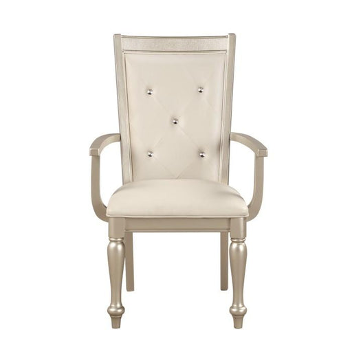 Homelegance Celandine Arm Chair in Silver (Set of 2) - Premium Arm Chair from Homelegance (Titan Warehouse) - Just $156! Shop now at Furniture Wholesale Plus  We are the best furniture store in Nashville, Hendersonville, Goodlettsville, Madison, Antioch, Mount Juliet, Lebanon, Gallatin, Springfield, Murfreesboro, Franklin, Brentwood