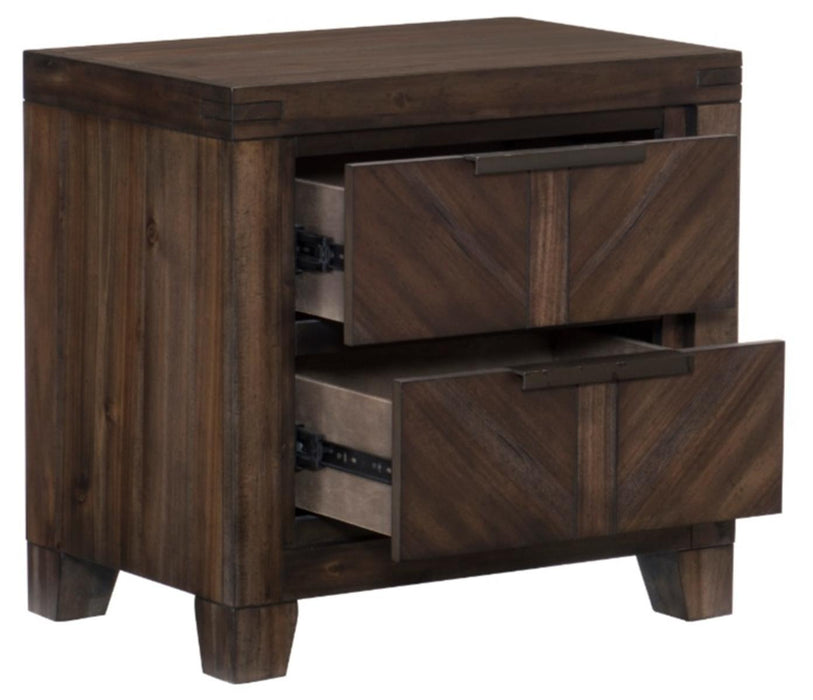 Homelegance Parnell Nightstand in Rustic Cherry 1648-4 - Premium Nightstand from Homelegance (Titan Warehouse) - Just $185.25! Shop now at Furniture Wholesale Plus  We are the best furniture store in Nashville, Hendersonville, Goodlettsville, Madison, Antioch, Mount Juliet, Lebanon, Gallatin, Springfield, Murfreesboro, Franklin, Brentwood