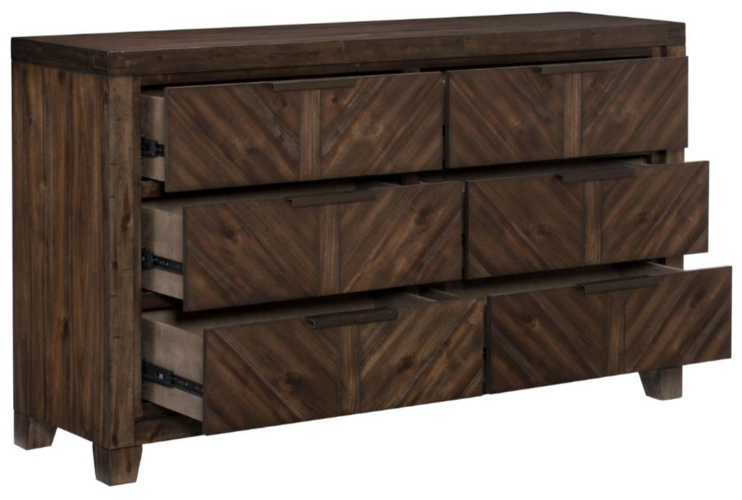 Homelegance Parnell Dresser in Rustic Cherry 1648-5 - Premium Dresser from Homelegance (Titan Warehouse) - Just $565.50! Shop now at Furniture Wholesale Plus  We are the best furniture store in Nashville, Hendersonville, Goodlettsville, Madison, Antioch, Mount Juliet, Lebanon, Gallatin, Springfield, Murfreesboro, Franklin, Brentwood