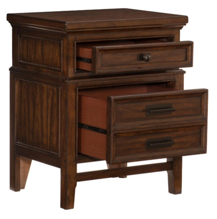 Homelegance Frazier Nightstand in Dark Cherry 1649-4 - Premium Nightstand from Homelegance (Titan Warehouse) - Just $329.55! Shop now at Furniture Wholesale Plus  We are the best furniture store in Nashville, Hendersonville, Goodlettsville, Madison, Antioch, Mount Juliet, Lebanon, Gallatin, Springfield, Murfreesboro, Franklin, Brentwood