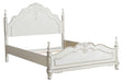 Homelegance Cinderella Queen Poster Bed in Antique White 1386NW-1* - Premium Bed from Homelegance (Titan Warehouse) - Just $676.65! Shop now at Furniture Wholesale Plus  We are the best furniture store in Nashville, Hendersonville, Goodlettsville, Madison, Antioch, Mount Juliet, Lebanon, Gallatin, Springfield, Murfreesboro, Franklin, Brentwood