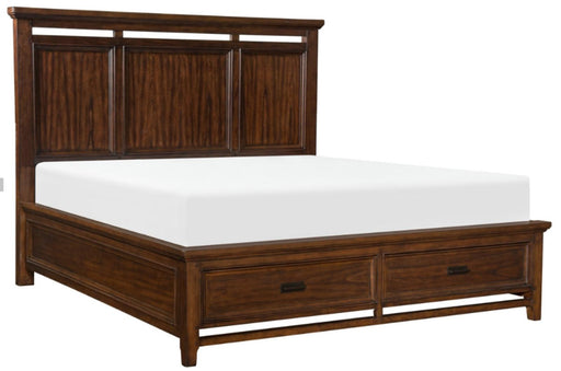 Homelegance Frazier King Upholstered Storage Platform Bed in Dark Cherry 1649K-1EK* - Premium Bed from Homelegance (Titan Warehouse) - Just $1460.55! Shop now at Furniture Wholesale Plus  We are the best furniture store in Nashville, Hendersonville, Goodlettsville, Madison, Antioch, Mount Juliet, Lebanon, Gallatin, Springfield, Murfreesboro, Franklin, Brentwood