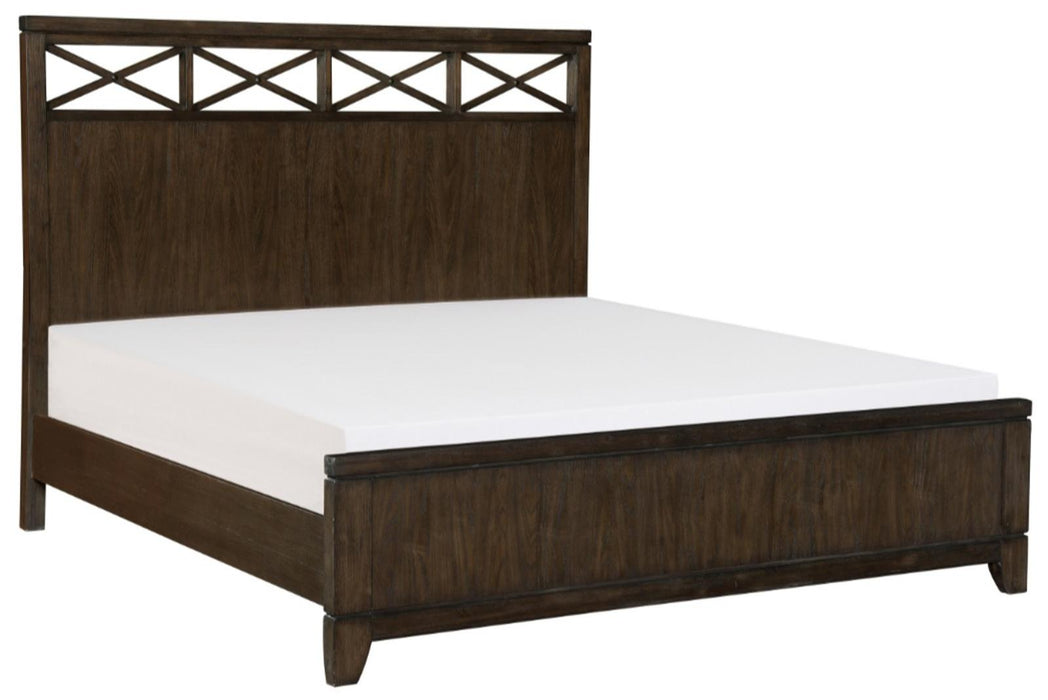 Homelegance Griggs King Panel Bed in Dark Brown 1669K-1EK* - Premium Bed from Homelegance (Titan Warehouse) - Just $739.05! Shop now at Furniture Wholesale Plus  We are the best furniture store in Nashville, Hendersonville, Goodlettsville, Madison, Antioch, Mount Juliet, Lebanon, Gallatin, Springfield, Murfreesboro, Franklin, Brentwood